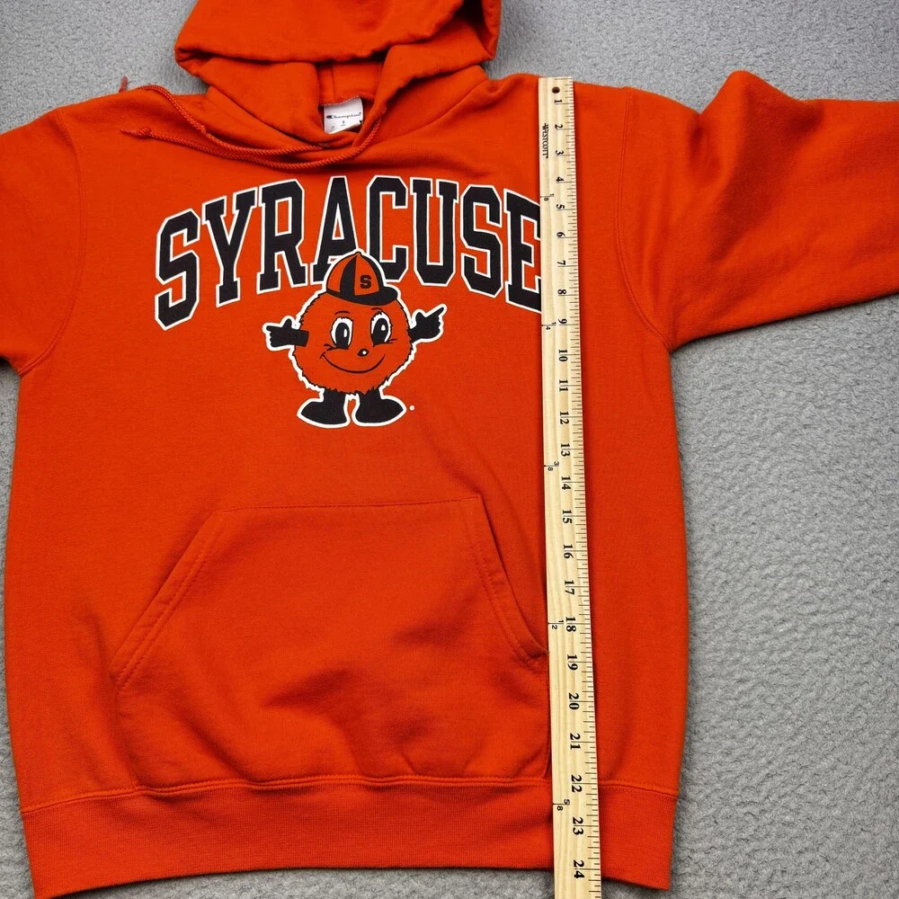 Syracuse Hoodie Mens Small Orange Champion Pullover Sweatshirt College Otto